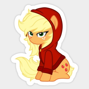 Applejack Hoodie Sticker